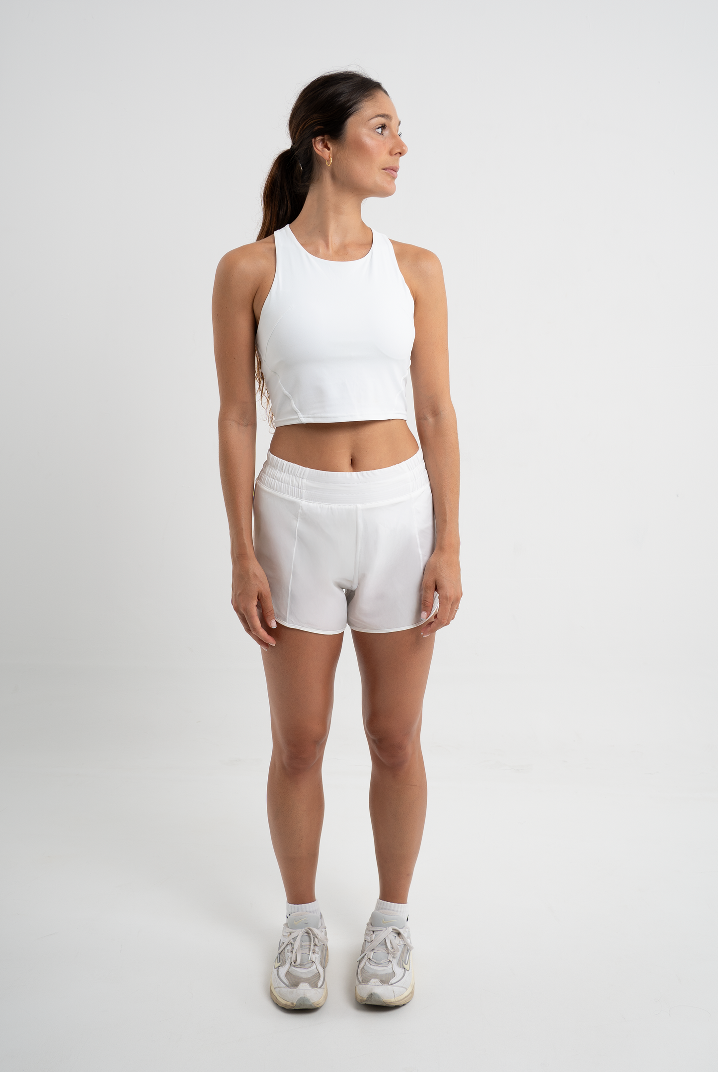 RUNNING SHORTS GAIA BLANCO