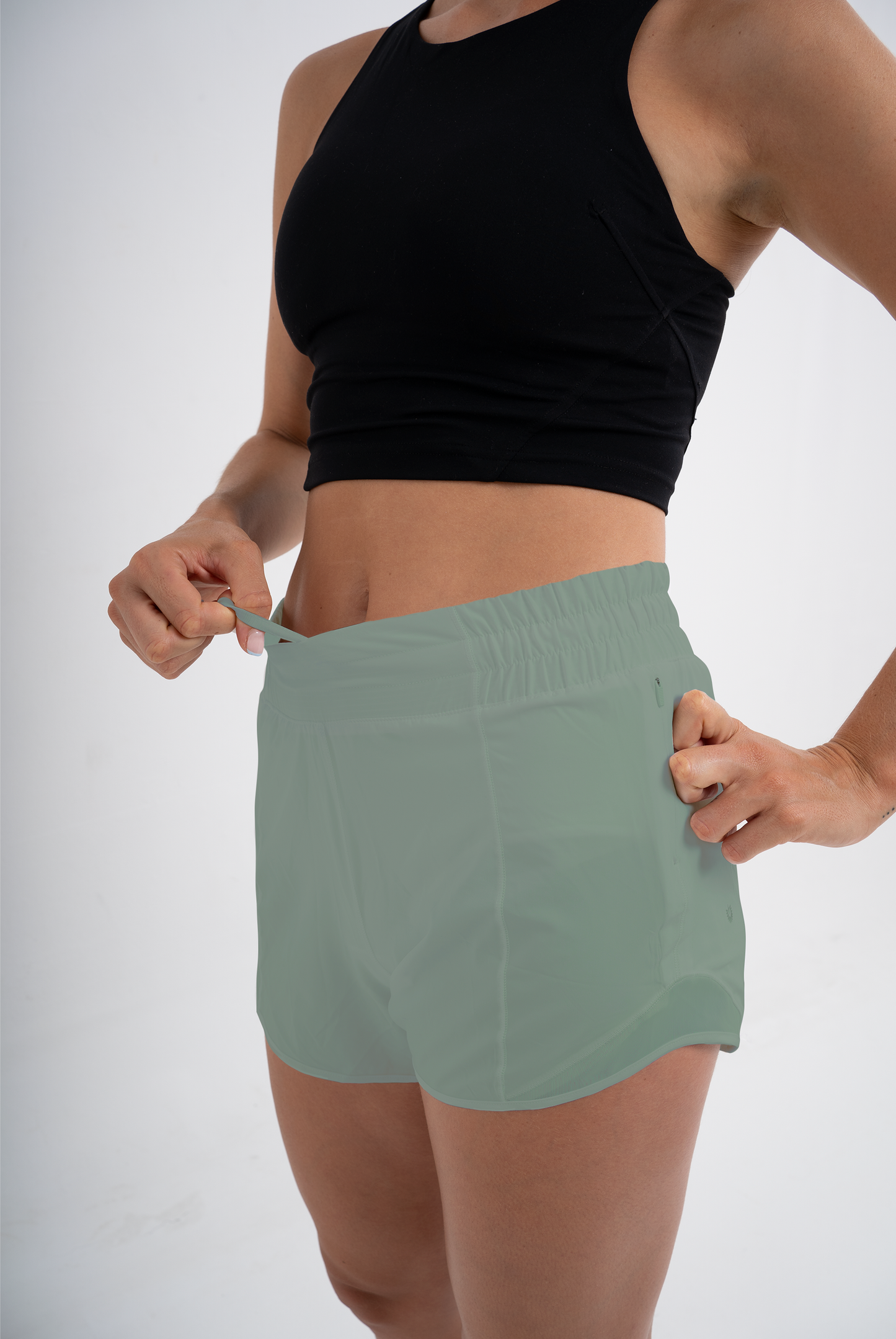 RUNNING SHORTS GAIA VERDE