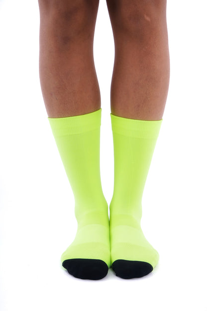 CALCETINES TÉCNICOS AMARILLO NEÓN